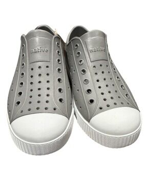 NATIVE SHOES “Jefferson” pigeon grey/shell white water shoes - J3